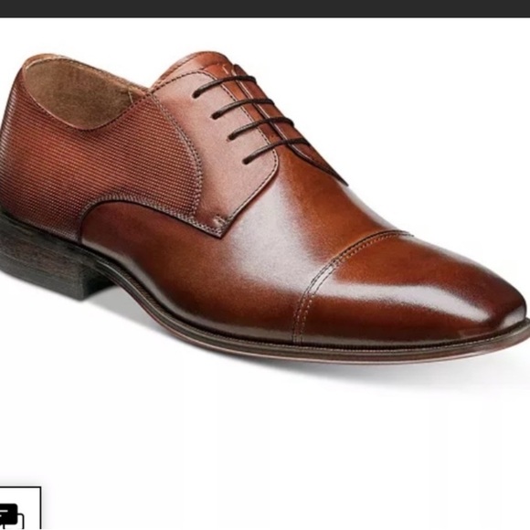Florsheim Men's Calipa Cap-Toe Oxfords - Scotch,‎ SIZE US 10.5D - Picture 1 of 10